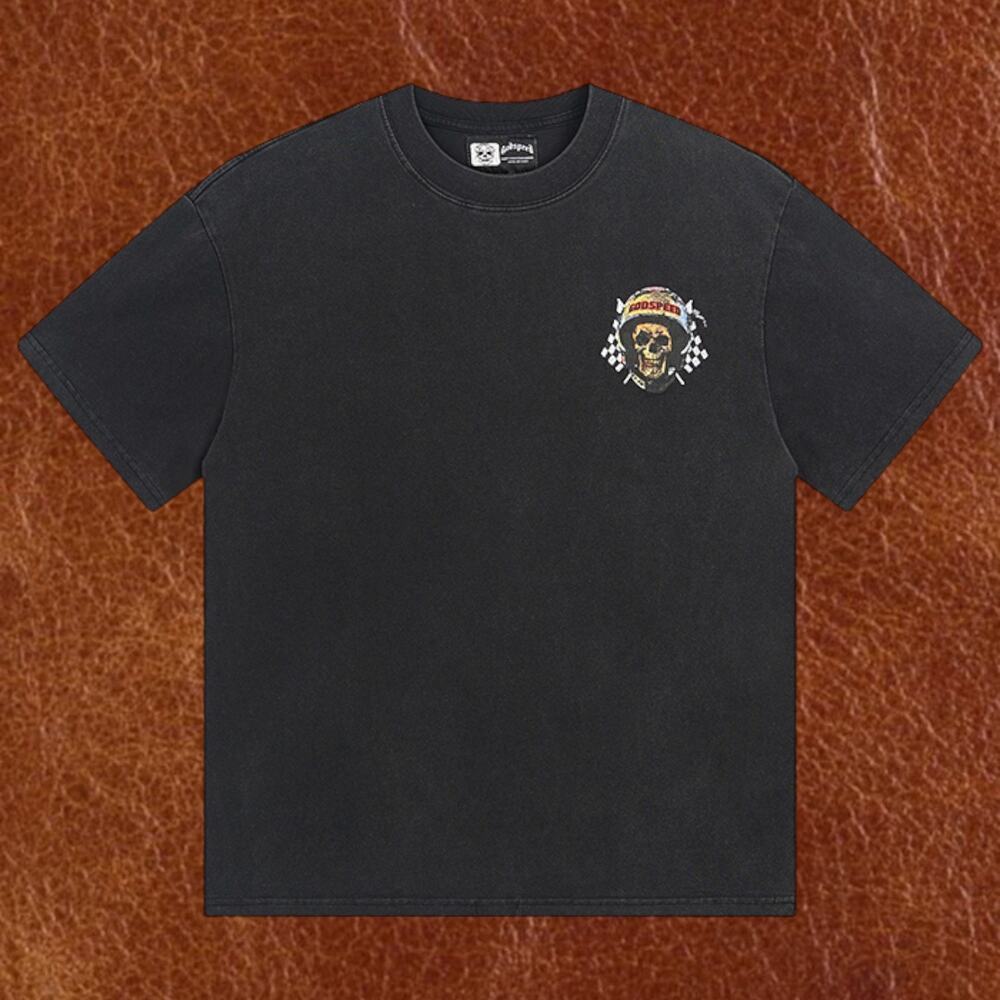Men's Black Short Sleeve Godspeed